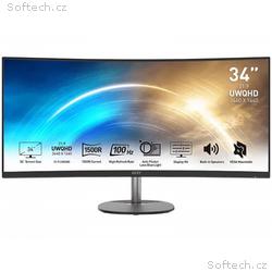 MSI PRO MP341CQ, 34", 3440x1440, VA, 1ms, 100Hz, 3