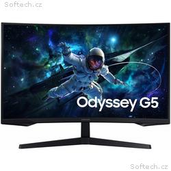 Samsung Odyssey G55C 32", Prohnutý, QHD 2560x1440,