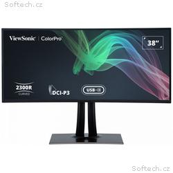 ViewSonic VP3881A, 38" prohnutý, IPS21:9, 3840x160