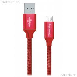 Colorway Datový Kabel Usb, Micro Usb, 1m, 2.1A, Če