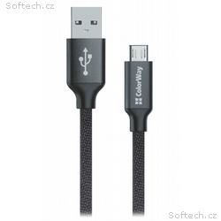 Colorway Datový Kabel Usb, Micro Usb, 1m, 2.1A, Če