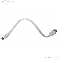 Colorway Datový Kabel USB, Micro USB, 0,25m, Bílý