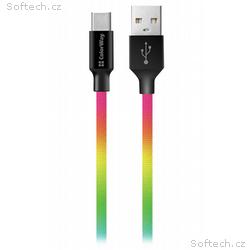 Colorway Datový Kabel Usb, Usb-C, 1m, 2.4A, Multic