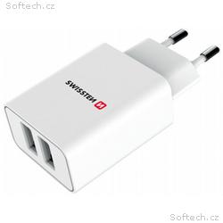 Swissten Síťový Adaptér Smart Ic 2X Usb 2,1A Power