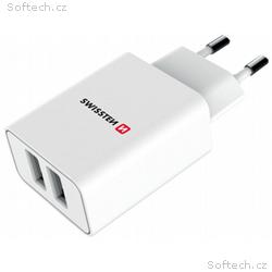 Swissten Síťový Adaptér Smart Ic 2X Usb 2,1A Power