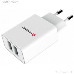 Swissten Síťový Adaptér Smart Ic 2X Usb 2,1A Power