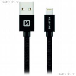 Swissten Datový Kabel Textile Usb, Lightning 0,2 M