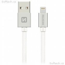 Swissten Datový Kabel Textile Usb, Lightning 1,2 M