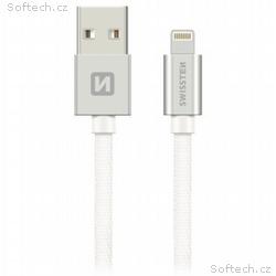 Swissten Datový Kabel Textile Usb, Lightning Mfi 2