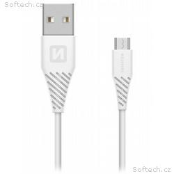 Swissten Datový Kabel Usb, Micro Usb 1,5 M Bílý (6