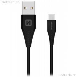 Swissten Datový Kabel Usb, Usb-C Černý 1,5M (7Mm)