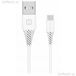 Swissten Datový Kabel Usb, Usb-C Bílý 1,5 M (7Mm)