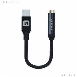 Swissten Audio Adaptér Textile Usb-C, Jack (Samice