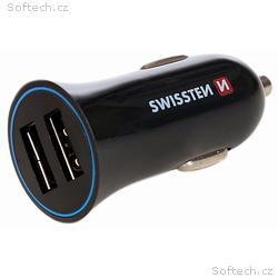 Swissten Cl Adaptér 2,4A Power 2X Usb + Kabel Usb-