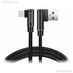 Swissten textilní datový kabel Arcade USB, USB-C 1