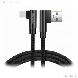 Swissten textilní datový kabel Arcade USB, USB-C 1