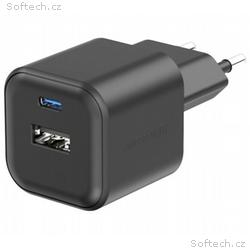 SWISSTEN SÍŤOVÝ ADAPTÉR 12W 1x USB-C + 1x USB-A ČE