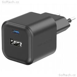 SWISSTEN SÍŤOVÝ ADAPTÉR GaN 1x USB-C 35W PD + 1x U