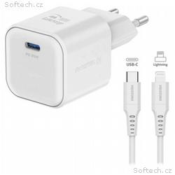 SWISSTEN SÍŤOVÝ ADAPTÉR GaN 1x USB-C 35W POWER DEL