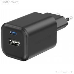 SWISSTEN SÍŤOVÝ ADAPTÉR GaN 1x USB-C 45W PD + 1x U