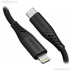 Swissten datový kabel soft silicone usb-c, lightni