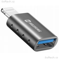 Swissten otg adapter lightning(m), usb-a(f)