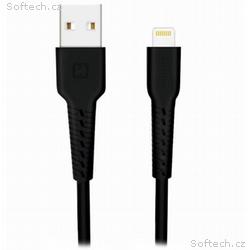 Swissten datový kabel usb, lightning 1,0 m černý
