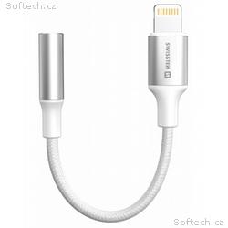 Swissten audio adaptér - textile lightning (samec)