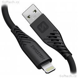 Swissten datový kabel soft silicone usb-a, lightni