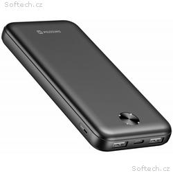 Swissten Power bank 10000 mAh WORX PRO - černá
