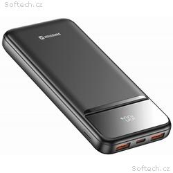 Swissten Power bank 10000 mAh POWER LINE II - čern