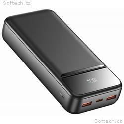 Swissten Power bank 20000 mAh POWER LINE II - čern
