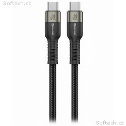 Swissten datový video kabel USB 4.0, USB-C, 240w, 