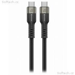 Swissten datový video kabel USB 4.0, USB-C, 240w, 