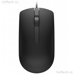 DELL MS116, myš, optická, 2 tlačítka + rolovací, U