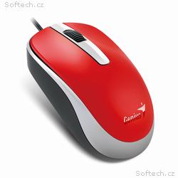 GENIUS DX-120, drátová, 1200 dpi, USB, červená