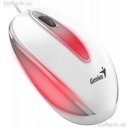 GENIUS DX-Mini Pure White, drátová, 1000 dpi, USB,