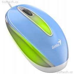 GENIUS DX-Mini Baby Blue, drátová, 1000 dpi, USB, 