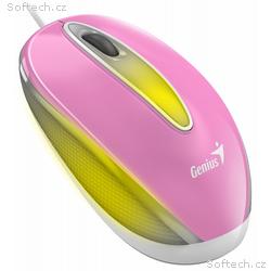 GENIUS DX-Mini Sakura Pink, drátová, 1000 dpi, USB