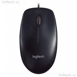 Logitech myš M90, Drátová, Optická, 1000dpi, USB, 