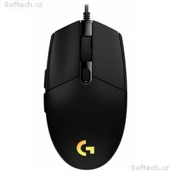 Logitech herní myš G203 LIGHTSYNC, optická, 6 tlač
