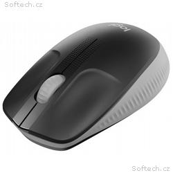 Logitech myš M190, optická, bezdrátová, USB, 3 tla