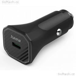 HAMA Eco rychlá USB nabíječka do vozidla, USB-C PD
