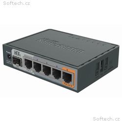 MikroTik RouterBOARD RB760iGS, hEX S, 5x GbE, SFP,