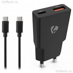 NEDIS síťová nabíječka, 20 W, PD 3.0, rychlé nabíj