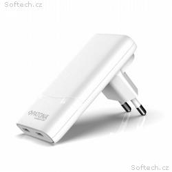 PATONA nabíječka Slim, 2x USB-C, 100-240V, PD65W- 