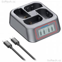 PATONA nabíječka 4-port pro Foto Canon LP-E6, LP-E