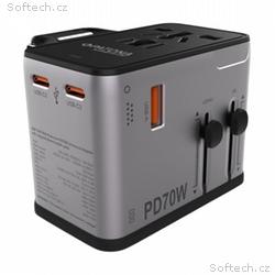 PATONA cestovní adaptér 3x USB-C, 1x USB, vyměnite