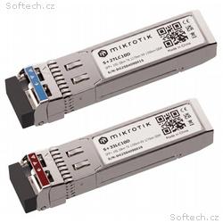 MikroTik S+2733LC10D SFP+ optický modul, SM, 10km,