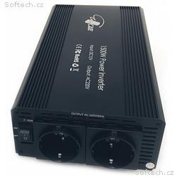 EUROCASE měnič napětí AC, DC 12V, 230V, 1500W, 2x 